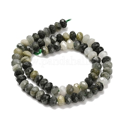Natural Green Rutilated Quartz Beads&nbsp;G-C259-A08-5x8mm