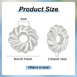 100Pcs Alloy Spacer Beads&nbsp;FIND-BC0005-59
