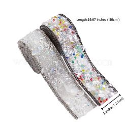 2 Strands 2 Styles Hotfix Resin Rhinestone Tape&nbsp;DIY-SZ0002-18