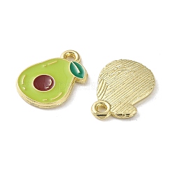 Fruit Alloy Enamel Charms&nbsp;PALLOY-S058-01LG-26