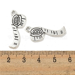 Measuring Tape Tibetan Style Zinc Alloy Pendants&nbsp;TIBEP-R334-184AS-RS
