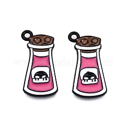 Halloween Theme Spray Painted Alloy Enamel Pendants&nbsp;ENAM-T020-09I