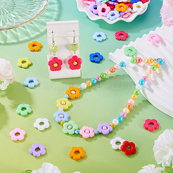 100Pcs Opaque Acrylic Beads&nbsp;MACR-TA0002-64