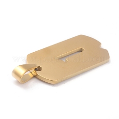 Ion Plating(IP) 304 Stainless Steel Pendants&nbsp;STAS-O127-D01
