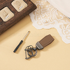 PU Leather Keychains&nbsp;KEYC-TADJ0009-03B-04