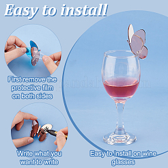 24Pcs Acrylic Wine Glass Charms&nbsp;AJEW-FG0003-46A