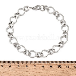 201 Stainless Steel Link Chain Bracelets for Men&nbsp;STAS-T077-11P