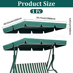 Oxford Cloth Outdoor Courtyard Swing Roof Cover &nbsp;AJEW-WH20816-215