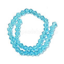 Imitation Austrian Crystal 5301 Bicone Beads&nbsp;GLAA-S026-6mm-M