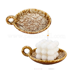 2Pcs Porcelain Candle Holders&nbsp;DJEW-PH0001-86A