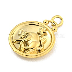 304 Stainless Steel Pendants Rhinestone Settings&nbsp;STAS-O009-01B-G