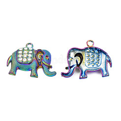 Rainbow Color Alloy Pendant Rhinestone Settings&nbsp;PALLOY-T054-155