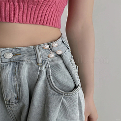 4 Sets 2 Colors Zinc Alloy Waist Tighteners for Jeans&nbsp;FIND-LP0008-89