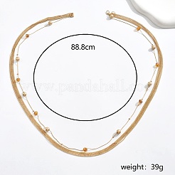 Iron Multi-strand Long Tassel Necklaces for Ramadan Wedding Bridal Decor Gift&nbsp;BV8880