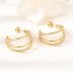 201 Stainless Steel Stud Earrings&nbsp;SA-CBA4A0D-13G
