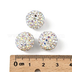 Pave Disco Ball Beads&nbsp;X-RB-Q195-14mm-AB