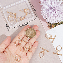 10Pcs Brass Toggle Clasps&nbsp;KK-BBC0010-39
