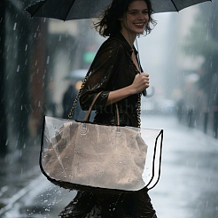 Rectangle EVA Dustproof Handbag Rain Protectors&nbsp;AJEW-WH0609-908C
