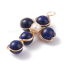Natural Mixed Gemstone Pendants&nbsp;PALLOY-JF01168
