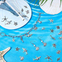 60Pcs Tibetan Style Zinc Alloy Pendants&nbsp;FIND-SC0021-92A