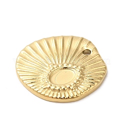 304 Stainless Steel Pendant Cabochon Settings&nbsp;STAS-K263-39G