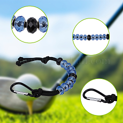 4pcs 201 Stainless Steel Round Beads Braided Bead Bracelets&nbsp;HJEW-DR00268