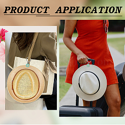 Silicone Hat Clip for Travel&nbsp;HJEW-AB00576-02