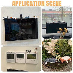 12Pcs PVC Cat Display Decorations&nbsp;DJEW-CA0001-52