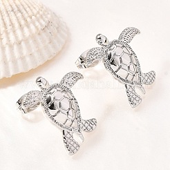 Brass Stud Earrings&nbsp;EJEW-B118-01P