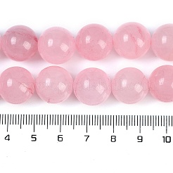 Natural Rose Quartz Beads Strands&nbsp;G-F591-04-14MM