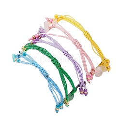 Natural & Synthetic Gemstone Braied Beaded Bracelets&nbsp;BJEW-MZ00236