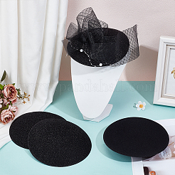 EVA Cloth Round Fascinator Hat Base for Millinery Magic&nbsp;FIND-WH0152-947E