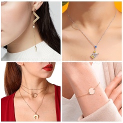 DIY Iron Cable Chains Necklace/Bracelets Jewelry Kits&nbsp;DIY-YW0010-78G