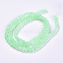 Crackle Glass Beads Strands&nbsp;CCG-Q001-8mm-A28