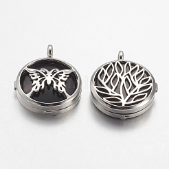 Natural Dyed & Heated Black Agate Pendants&nbsp;G-G910-G06