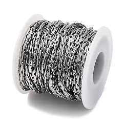 304 Stainless Steel Boston Link Chains&nbsp;STAS-P386-05B-P
