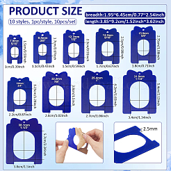 1 Set Acrylic Book Bookbinding Guide Template&nbsp;DIY-BC0017-25A