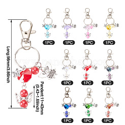 10Pcs Angel Alloy Keychains&nbsp;KEYC-TAC00046