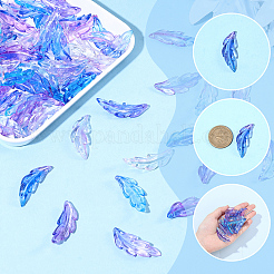 120Pcs 120Pcs 8 Colors Plastic Pendants&nbsp;FIND-SC0020-72