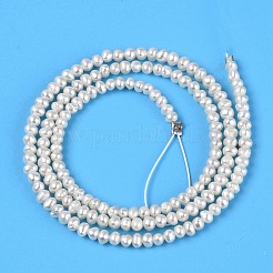 Natural Baroque Keshi Pearl Cultured Freshwater Pearl Beads Strands&nbsp;PEAR-N013-02J