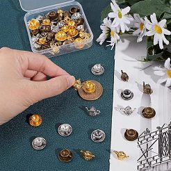 60Pcs 6 Style Alloy Small Handmade Charms Pendants&nbsp;FIND-CA0005-01