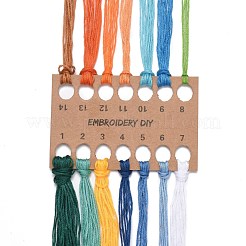DIY Woven Net/Web with Feather Pattern Embroidery Kit&nbsp;DIY-O021-17A