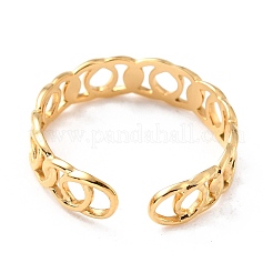 Ion Plating(IP) 304 Stainless Steel Finger Rings&nbsp;RJEW-L102-06G