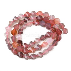 Natural Pink Botswana Agate Beads Strands&nbsp;G-P611-C07-01