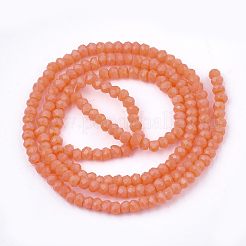 Opaque Solid Color Glass Beads Strands&nbsp;GLAA-S178-14A-06