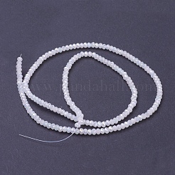 Faceted Electroplate Glass Rondelle Bead Strands&nbsp;X-EGLA-R048-2mm-36