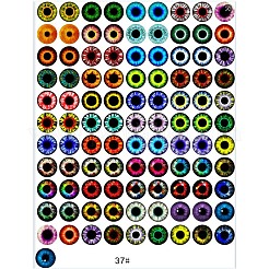 Printed Transparent Glass Cabochons&nbsp;GL-CBAA22A-04