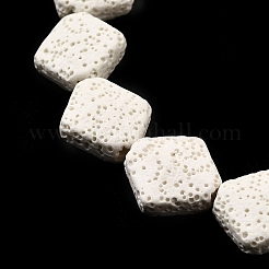 Dyed Natural Lava Rock Beads Strands&nbsp;G-A264-A03-01C