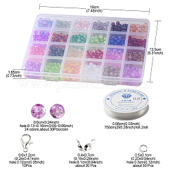 DIY Bling Stretch Bracelet Necklace Making Kit&nbsp;DIY-FS0004-54