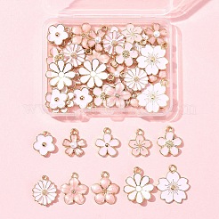 40Pcs 10 Styles Alloy Enamel Charms&nbsp;ENAM-FS0002-33